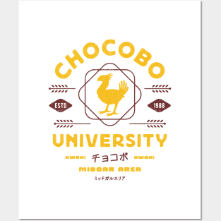 Chocobo University Crest Posters and Art